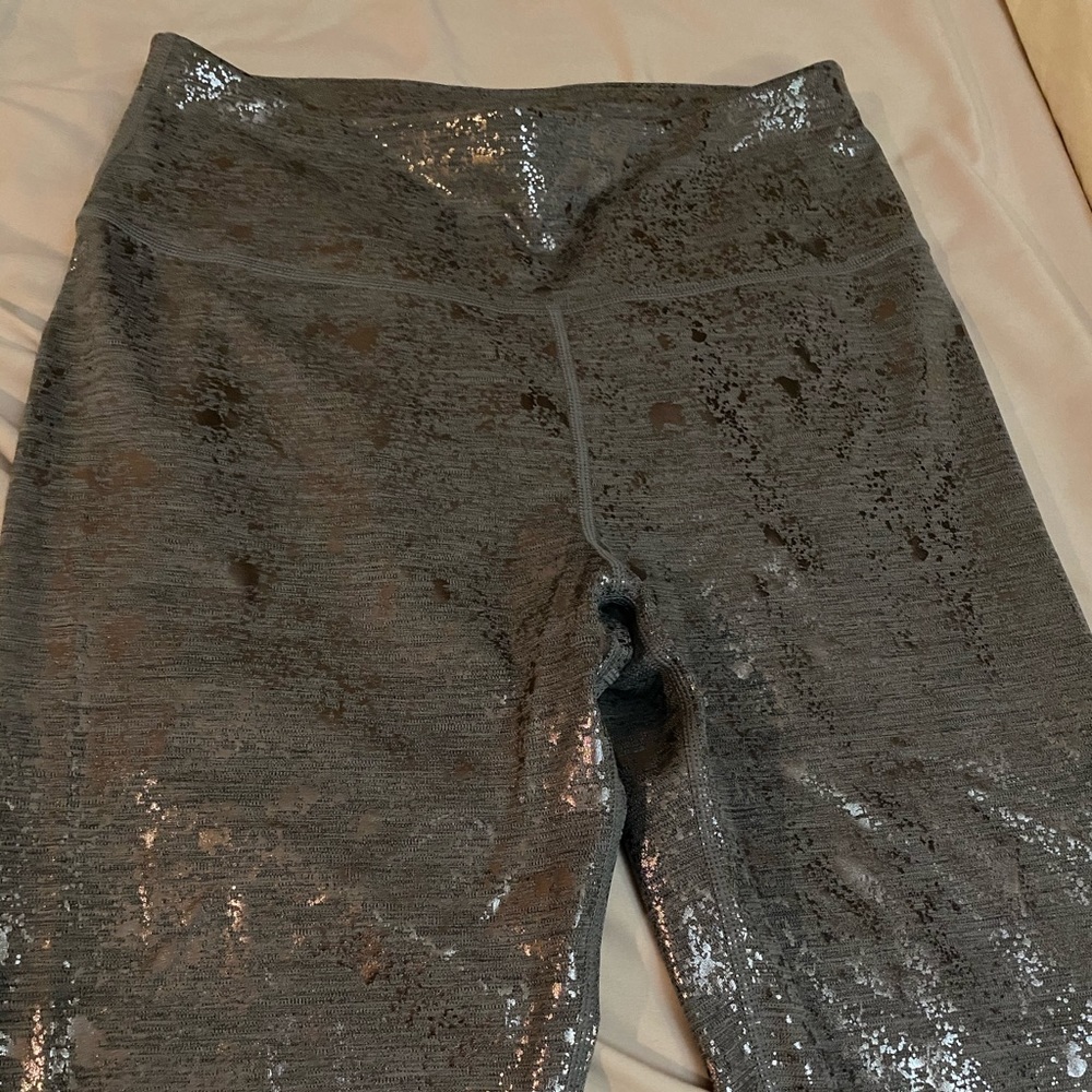 Sweaty betty Small full length metallic leggings